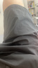 真維斯（Jeanswest）涼感休閑短褲男士夏季沙灘純寬松運(yùn)動(dòng)棉冰絲速干五分中大褲衩子裝 卡其6612E 33 【建議140-150斤】 曬單實(shí)拍圖