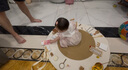 優(yōu)益貝寶寶抓周用品周歲套裝一周歲男女孩布置現(xiàn)代道具全套原木抓鬮地毯 手工編制棉麻圓毯+原木風道具22 曬單實拍圖