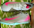 耐克（NIKE）小李子NIKE耐克刺客16 Pro次頂TF碎釘比賽足球鞋成人男FQ8687-301 灰粉色FQ8687-301 41 26cm 曬單實拍圖