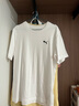 彪馬（PUMA）純色寬松休閑短袖T恤男女款官方新款夏季運動(dòng)上衣 690409 白-02 M (175/96A) 曬單實(shí)拍圖