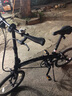 大行（DAHON）P10折疊自行車20英寸10速鋁合金成人通勤V剎 PAA003 珠光深藍 曬單實拍圖
