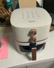 美的（Midea）空氣炸鍋不用翻面可視大容量家用全自動烤箱多功能不粘易洗觸控微蒸汽嫩烤免翻面炸烤一體 KZE5089【雙旋鈕控溫時(shí)丨免翻面】 5L 曬單實(shí)拍圖