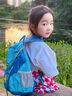 KKN兒童戶外背包輕便大容量1-6年級登山研學(xué)旅游男女雙肩包  15L天藍(lán) 曬單實拍圖