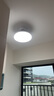 美的（Midea）風(fēng)扇燈餐廳吊扇燈led臥室燈隱形扇葉遙控三防燈具熟睡風(fēng)包安裝 曬單實拍圖