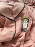 諾宜（NuoYI）月子裝月子服純棉哺乳衣孕產(chǎn)婦家居服睡衣J38158條紋粉色XL 曬單實(shí)拍圖