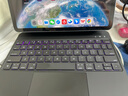 WIWU 【磁吸懸浮】iPad妙控鍵盤2025款適用于蘋果平板ipad pro12.9/13寸air4/5/6保護套一體式藍牙鍵盤 旗艦款【官配黑】懸浮磁吸妙控鍵盤 Air4/5/6/7丨Pro11寸 曬單實拍圖