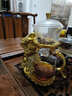 瓷牌茗茶具（cipaiming teaset）瓷牌茗 招財金蟾茶具套裝懶人功夫泡茶壺磁吸出水會(huì )客小型泡茶器 《七彩金蟾》自動(dòng)泡茶器+六彩杯 曬單實(shí)拍圖