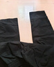 頂峰保羅（Dingfengbaoluo）時(shí)尚純棉休閑褲男士春季卷邊直筒九分百搭純色長(cháng)褲子FY05黑色3XL 曬單實(shí)拍圖