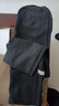 NEW OR MODE貼標(biāo)條紋牛仔褲男春秋季新款寬松闊腿長褲潮牌美式高街vibe褲子男 黑色 XL 曬單實拍圖