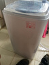 志高（CHIGO）脫水機(jī)甩干機(jī)小型迷你家用甩干桶出租房宿舍大容量單杠脫水桶烘干一體 8.6KG 力薦【不銹鋼桶加厚款】 曬單實(shí)拍圖