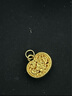 禧福門(mén)足金999有錢(qián)花項鏈古法黃金花絲吊墜如意小鎖包掛件閨蜜女友禮物 0.5g,有錢(qián)花吊墜+合金鏈 曬單實(shí)拍圖