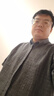 714street泡泡紗格子短袖襯衫男2025春夏新款寬松輕薄透氣情侶襯衣 藏青色 XL 曬單實(shí)拍圖