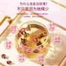 福東海 金邊玫瑰花130g（花中精品）云南花茶干花蕾花草茶養(yǎng)生花茶葉 曬單實拍圖