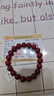 金石靈朱砂手串護(hù)身符男女款紫金砂轉(zhuǎn)運(yùn)珠佛珠情侶手鏈本命年生日禮物 曬單實(shí)拍圖