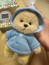 莉娜熊（TeddyTales）情侶玩偶毛絨掛件玩具泰迪手作熊公仔娃娃送禮送人女生生日禮物 相惜(藍(lán))15cm 禮盒裝 曬單實(shí)拍圖