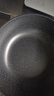 九陽（Joyoung）黑金麥飯石色不粘炒菜鍋家用不粘炒鍋燃?xì)怆姶艩t通用 28cm 曬單實拍圖