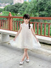探福者女童連衣裙2025新款夏裝新款漢服兒童國(guó)風(fēng)公主裙周歲寶寶旗袍裙子 新中式國(guó)風(fēng)公主裙 90 曬單實(shí)拍圖