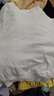 無(wú)印良品（MUJI）女式 緊密編織 運(yùn)動(dòng)衫 女士 女款 衛(wèi)衣 圓領(lǐng)短款春季女裝 上衣 白色 S （155/80A） 曬單實(shí)拍圖