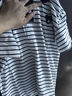 G.DUCKKIDS品牌童裝男童T恤短袖POLO衫兒童夏裝新款男孩衣服中大童夏季短T恤 條紋小熊POLO 120 曬單實(shí)拍圖