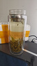 第吉爾胖東來品質摔鋼化玻璃杯茶葉杯子摔不爛的隔熱保溫水杯雙層鵝蛋杯 【加厚防爆】皮紋黑380鵝蛋杯 曬單實拍圖