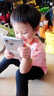 FANCYCHIC女童短袖T恤2023款兒童夏裝寶寶上衣嬰兒小童半袖 8836藍(lán)色 五朵花 90 (建議身高80厘米) 曬單實(shí)拍圖