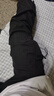 Homlean美式機能傘兵工裝褲男春夏寬松小眾闊腿休閑登山長(cháng)褲S6603黑色L 曬單實(shí)拍圖