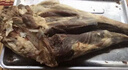 河南特產(chǎn)風干臘羊肉信陽臘羊腿羊排臘羊肉臘肉土羊腌制曬干1000g 6斤帶羊腿 曬單實拍圖
