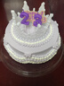 元祖（GANSO）6號女神駕到鮮奶蛋糕500g 生日蛋糕同城配送 七夕情人節(jié)送女友 曬單實拍圖