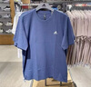 adidas情侶休閑純棉上衣圓領(lǐng)短袖T恤男女夏季阿迪達斯官方輕運動 傳奇墨水藍   L 曬單實拍圖