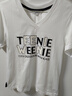Teenie Weenie小熊女裝T恤夏新款寬松舒適簡(jiǎn)約休閑時(shí)尚個(gè)性V領(lǐng)短袖 白色 S 曬單實(shí)拍圖