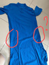 WVHK棉麻刺繡茶服女禪意寬松長裙文藝中國民族風(fēng)連衣裙夏中式復(fù)古女裝 藍色 M建議(115以下) 曬單實拍圖