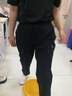 李寧運(yùn)動(dòng)套裝女夏季新款冰絲速干戶外晨練涼感健身跑步大碼休閑運(yùn)動(dòng)裝 黑色速干套裝【短袖+直筒褲】 L /175(125-145斤) 曬單實(shí)拍圖