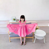 G.DUCKKIDS小黃鴨女寶寶公主裙子2025新款夏季裝兒童蝴蝶翅膀女童吊帶連衣裙 粉色 130 (建議115-125cm 5.2-7周歲) 曬單實(shí)拍圖