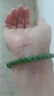 莎畔天然和田玉碧玉手串6-12mm菠菜綠鴨蛋青綠色玉石珠子散珠手鏈男女 菠菜綠珠徑約6mm(有墨點(diǎn)) 曬單實(shí)拍圖