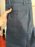 TOMMY HILFIGER【光澤厚實(shí)】男裝經(jīng)典繡標(biāo)商務(wù)直筒西褲微彈長褲休閑褲27519 藏青色DW5 -直筒版-色丁-正常拍 30 (2.3尺) 曬單實(shí)拍圖