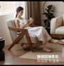 源氏木語(yǔ)實(shí)木沙發(fā)椅客廳中古風(fēng)單人椅家用陽(yáng)臺(tái)理查德休閑靠背椅0.62米 曬單實(shí)拍圖