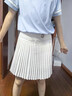 優(yōu)優(yōu)1點(diǎn)（Yoyo one）女童夏套裝2025新款兒童冰絲速干衣洋氣夏裝中大童裙子網(wǎng)球運動(dòng)服 18942藍色+4452白色【套裝】 150 150cm 曬單實(shí)拍圖
