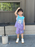 齊齊熊（ciciibear）[速干涼感]寶寶套裝夏季兒童籃球速干運動(dòng)背心2025新款童裝 藍紫漸變 - 安全A類(lèi) 買(mǎi)2套送襪子 110 曬單實(shí)拍圖