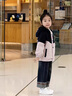 G.DUCKKIDS小黃鴨女童外套春秋款2025新款兒童沖鋒衣三合一夾棉女寶寶防風(fēng)衣 粉色外套+內膽 120 碼 建議108-116cm 5-6周歲左 曬單實(shí)拍圖
