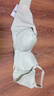 浪漫春天（liangmanchuntian）聚攏提拉文胸透氣無鋼圈調(diào)整型收副乳內(nèi)衣五指按摩杯胸罩 咖綠 85A BC (通杯) 曬單實拍圖