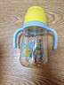 小雅象吸管奶瓶直飲杯1-3歲大寶寶PPSU帶重力球手柄兒童水杯 300ml 曬單實(shí)拍圖