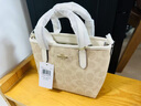 古蟻guyi適用coach蔻馳city15 23托特包肩帶mini背帶改造內(nèi)膽配件 粉筆白city15斜挎肩帶【0色差】 曬單實(shí)拍圖