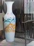 閩寧小鎮景德鎮陶瓷器手繪寫(xiě)意山水大花瓶落地客廳現代裝飾電視柜插花擺件1米單個(gè) 曬單實(shí)拍圖