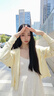 SCOTT GOOSE防曬衣女2025新款斗篷夏季薄款寬松防紫外線冰絲休閑防曬服外套 淡黃色 均碼 （80-170斤） 曬單實(shí)拍圖