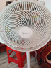 美的（Midea）電風(fēng)扇家用7葉落地扇搖頭電風(fēng)扇循臥室宿舍輕音風(fēng)扇臺(tái)式桌面小型風(fēng)扇臺(tái)地兩用升級(jí)款 白色丨7葉臺(tái)地兩用 曬單實(shí)拍圖