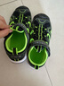 Skechers斯凱奇童鞋男童包頭涼鞋中大童沙灘鞋夏季魔術(shù)貼休閑鞋407030L 曬單實(shí)拍圖