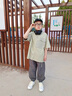 Svecymikov國際品牌男童夏裝套裝2025新款夏季POLO衫兒童男孩夏款短袖長褲潮 淺綠色 150 cm 曬單實(shí)拍圖