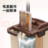 美麗雅平板拖把33cm2布帶桶免手洗干濕兩用家用一拖凈拖地神器洗拖一體 曬單實(shí)拍圖