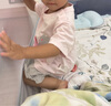 戴維貝拉（DAVE＆BELLA）兒童休閑套裝男童衣服洋氣女童半袖短褲兩件套夏季新款童裝 粉色【現(xiàn)貨】 90 cm（建議身高80-90cm） 曬單實拍圖