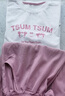 迪士尼兒童套裝女童夏季短袖短褲兩件套中大童夏裝 T91197粉色 160cm  曬單實(shí)拍圖